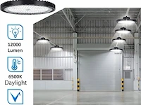 5 x led highbay ufo pro 100w – instelbaar 60% / 80% / 100% – 6500k – web-100 - afbeelding 2 van  7