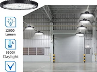 5 x led highbay ufo pro 100w – instelbaar 60% / 80% / 100% – 6500k – web-100 - afbeelding 1 van  6