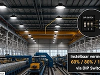 5 x led highbay ufo pro 150w – instelbaar 60% / 80% / 100% – 6500k – web-150 - afbeelding 3 van  7