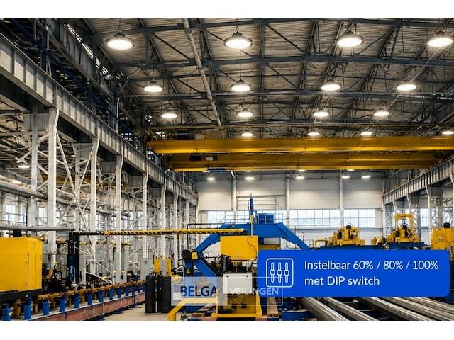 5 x led highbay ufo pro 200w – instelbaar 60% / 80% / 100% – 4000k – web-200 - afbeelding 3 van  6