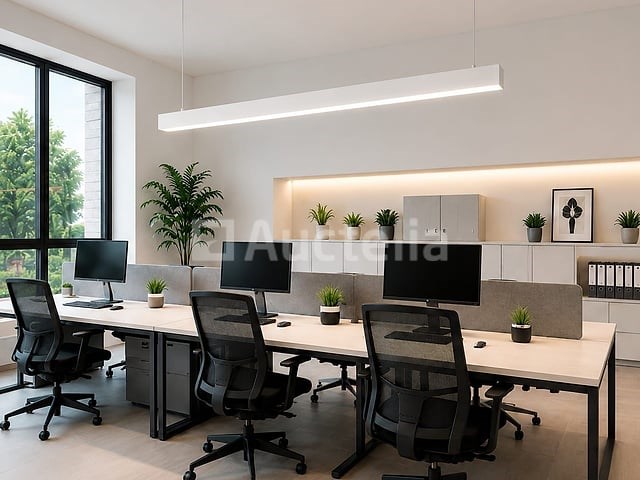 5 x led lineaire hanglamp 40w – 3cct instelbaar - wit – innova3-40 3cct - afbeelding 3 van  5