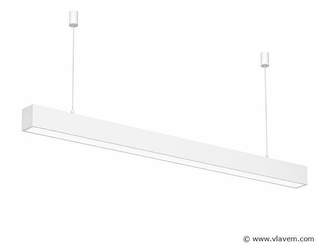5 x led lineaire hanglamp 40w – 3cct instelbaar - wit – innova3-40 3cct - afbeelding 2 van  5