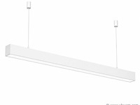 5 x led lineaire hanglamp 40w – 3cct instelbaar - wit – innova3-40 3cct - afbeelding 2 van  5