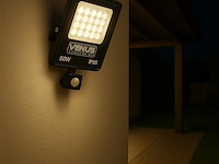 5 x led schijnwerper 50w met bewegingssensor – 4000k neutraal wit – ip65 – flag-50 - afbeelding 1 van  5