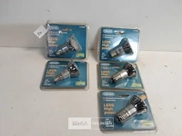 5 x led spot 3w warm wit 2xe14+3xe27 fitting - afbeelding 2 van  3