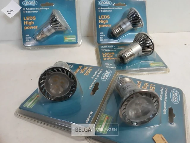 5 x led spot 3w warm wit 2xe14+3xe27 fitting - afbeelding 3 van  3