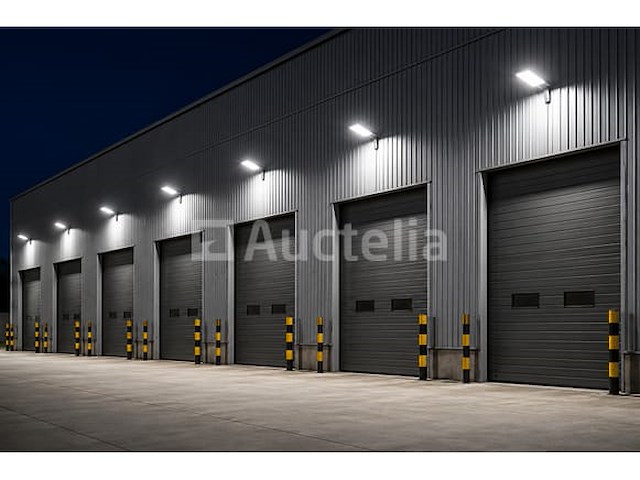 5 x led straatlamp 150w – 6400k koud wit - grijs – ip65 – florida-150 - afbeelding 1 van  5