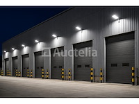 5 x led straatlamp 150w – 6400k koud wit - grijs – ip65 – florida-150 - afbeelding 1 van  5
