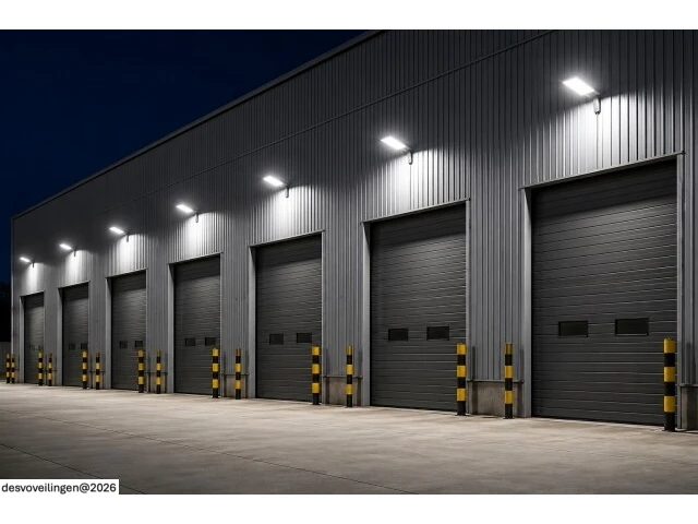 5 x led straatlamp 150w – 6400k koud wit - grijs – ip65 – florida-150 - afbeelding 3 van  6