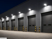 5 x led straatlamp 150w – 6400k koud wit - grijs – ip65 – florida-150 - afbeelding 3 van  6