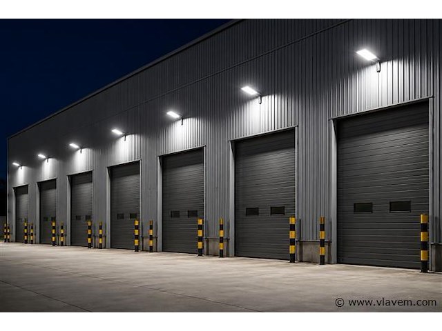 5 x led straatlamp 150w – 6400k koud wit - grijs – ip65 – florida-150 - afbeelding 2 van  5