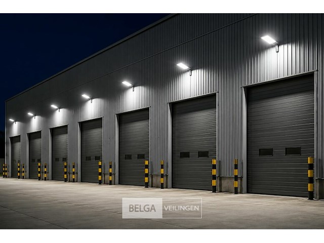 5 x led straatlamp 150w – 6400k koud wit - grijs – ip65 – florida-150 - afbeelding 3 van  6