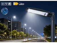5 x led straatlamp 200w – 6400k koud wit - grijs – ip65 – florida-200 - afbeelding 2 van  5