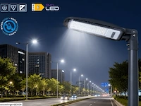 5 x led straatlamp 200w – 6400k koud wit - grijs – ip65 – florida-200 - afbeelding 3 van  6