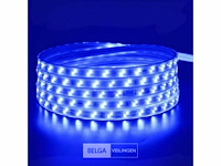 5 x led strip – 25 meter – 10w/m – blauw & koud wit – ip65 waterdicht - afbeelding 3 van  6