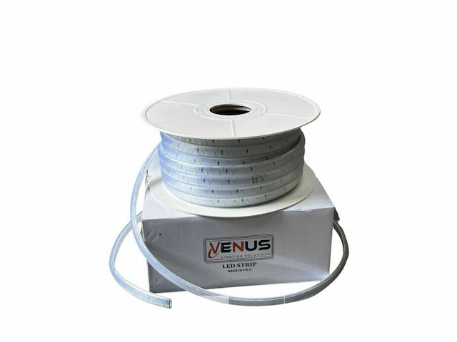 5 x led strip – 25 meter – 10w/m – blauw & warm wit – ip65 waterdicht - afbeelding 5 van  6