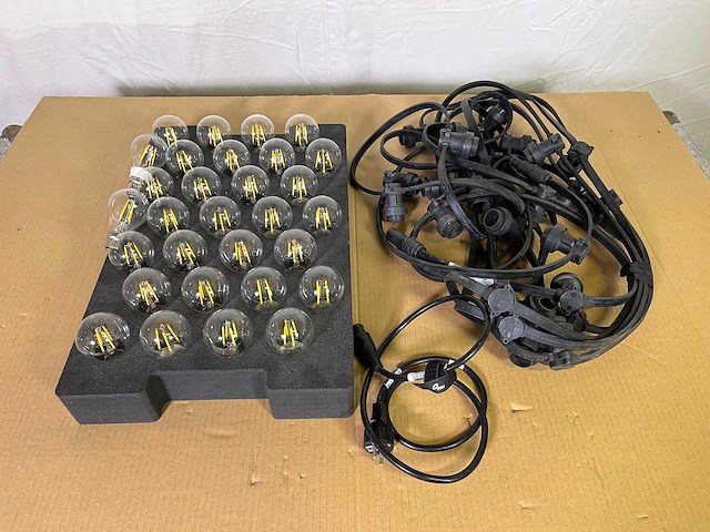 5 x lightchain 15.00m 29xb22 true1 (in/out) w/plastic boxes - afbeelding 5 van  7