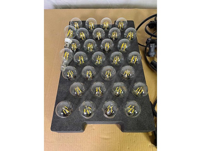 5 x lightchain 15.00m 29xb22 true1 (in/out) w/plastic boxes - afbeelding 7 van  7