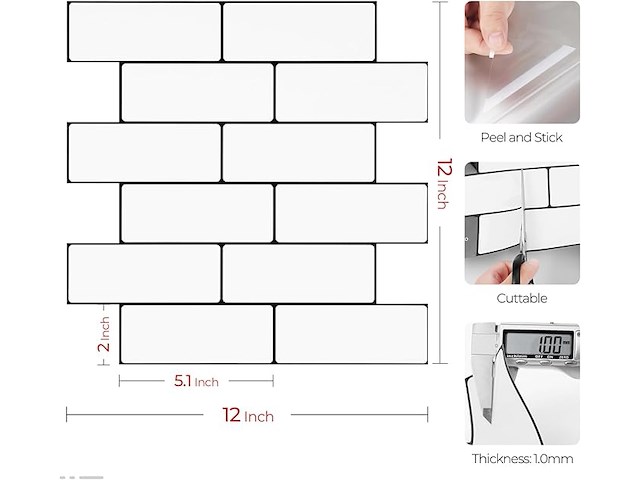 5 x livelynine tegelstickers (16 stuks/pak) - afbeelding 2 van  4