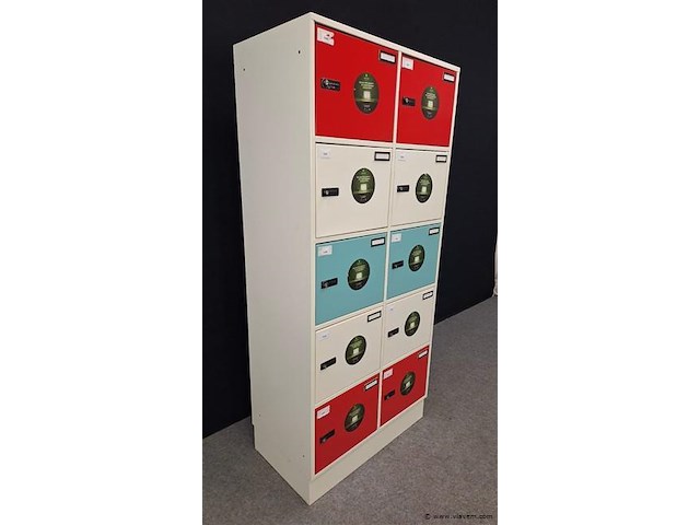 5 x lockerkast robberechts - afbeelding 3 van  4