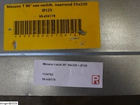 5 x mecano t 90° 55x220 ø125 - afbeelding 3 van  4