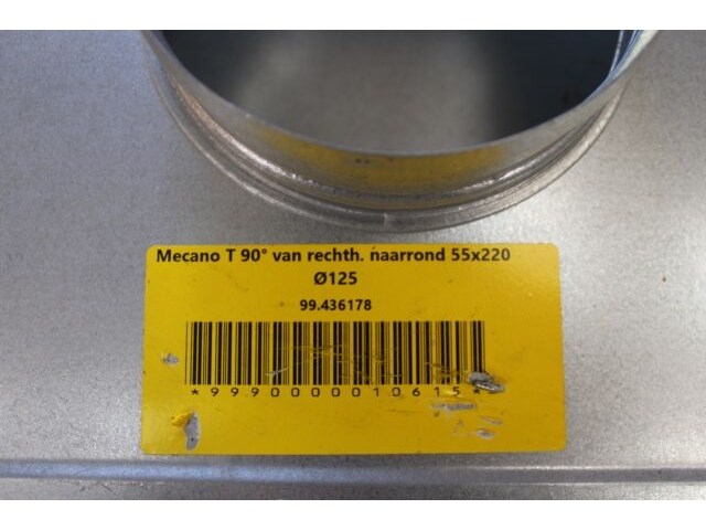 5 x mecano t 90° 55x220 ø125 - afbeelding 6 van  6