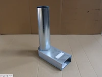 5 x mecano verlengde overgangsbocht 90° 55x110 ø80 - afbeelding 2 van  3
