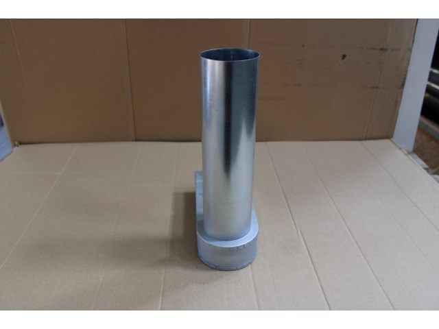 5 x mecano verlengde overgangsbocht 90° 55x110 ø80 - afbeelding 2 van  2