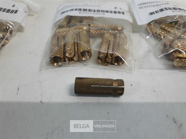 5 x messing plug 10 stuks m 6 - afbeelding 3 van  3