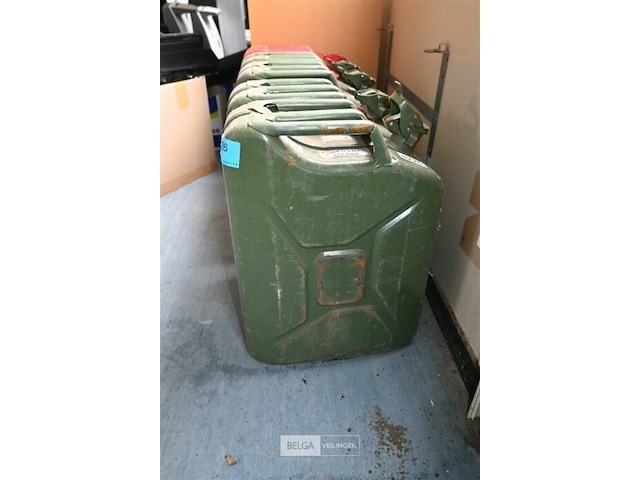 5 x metalen jerrycan - afbeelding 2 van  5