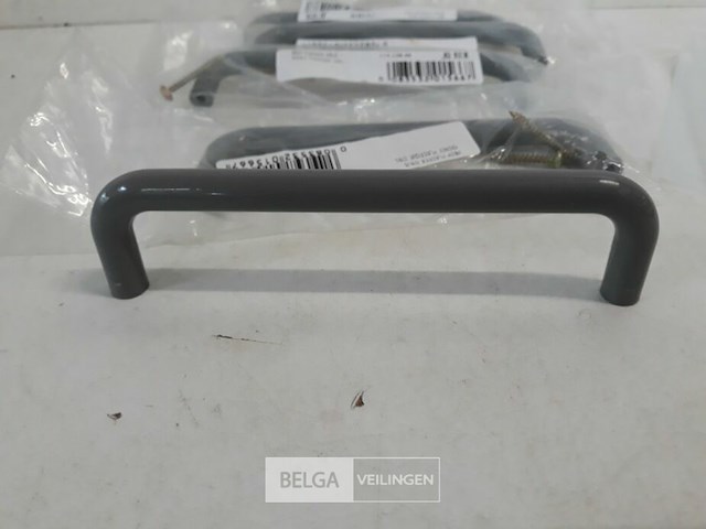 5 x meubelgreep pvc grijs 128 mm - afbeelding 3 van  3