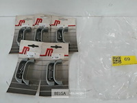 5 x meubelgreep pvc grijs 64 mm 2 stuks - afbeelding 2 van  3