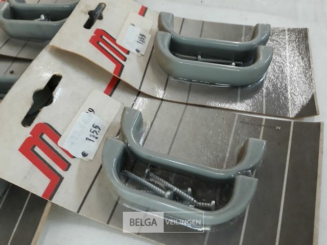 5 x meubelgreep pvc grijs 64 mm 2 stuks - afbeelding 3 van  3