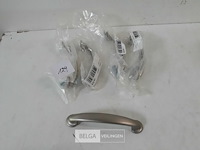 5 x meubelgreep zamak nikkel 96 mm - afbeelding 2 van  3