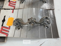 5 x meubelgreep zamak verbronsd 100 mm - afbeelding 3 van  3