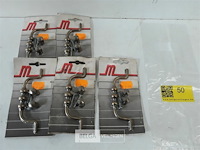 5 x meubelgreep zamak verbronsd 110 mm - afbeelding 2 van  3