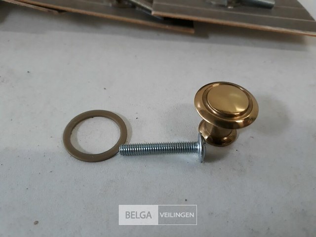 5 x meubeltop messing 20 mm - afbeelding 3 van  3
