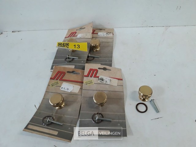 5 x meubeltop messing 25 mm - afbeelding 1 van  3