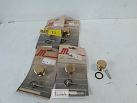 5 x meubeltop messing 25 mm - afbeelding 1 van  3