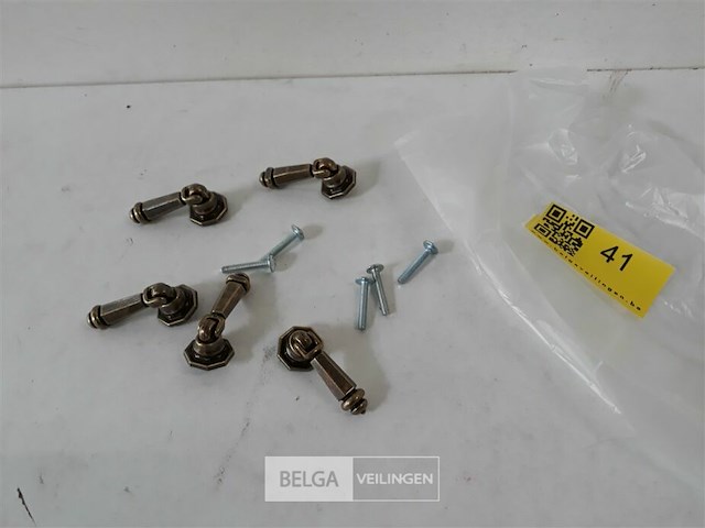 5 x meubeltop zamak verbronsd - afbeelding 2 van  3