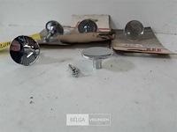 5 x meubeltop zamak verchroomd 35 mm - afbeelding 3 van  3