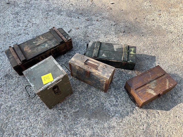5 x militaire kist - afbeelding 1 van  3