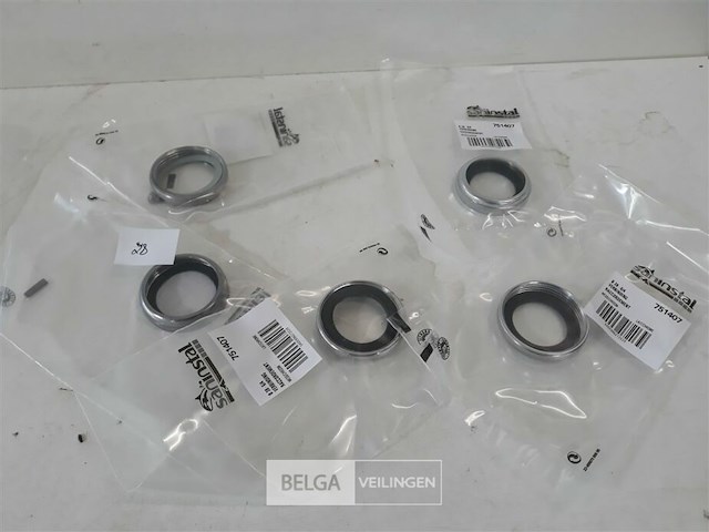 5 x moer met dichting sifon 5/4 – 40 mm - afbeelding 2 van  3