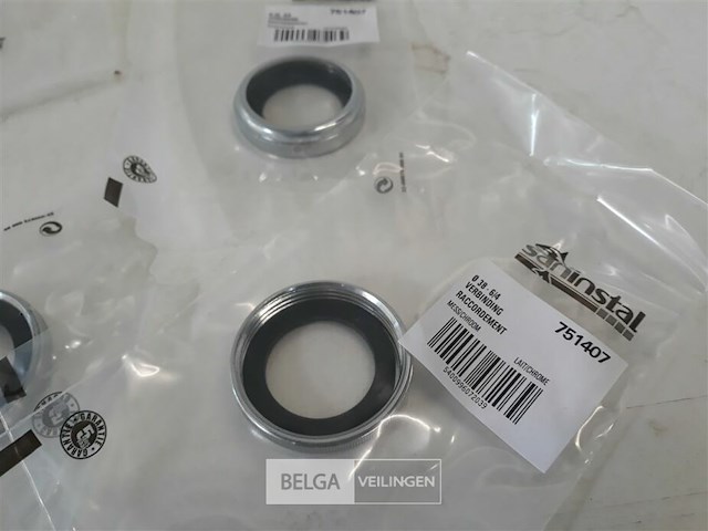 5 x moer met dichting sifon 5/4 – 40 mm - afbeelding 3 van  3