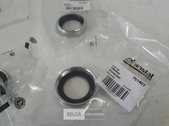 5 x moer met dichting sifon 5/4 – 40 mm - afbeelding 3 van  3