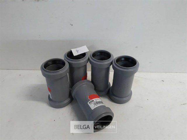 5 x mof 40 mm pvc met dichting - afbeelding 1 van  3