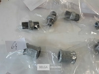 5 x mof + 6 x dubbele nippel 3/8 galva - afbeelding 3 van  3