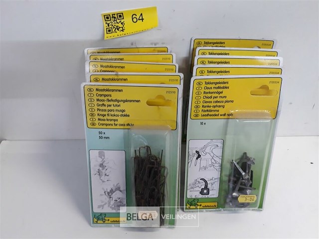 5 x mostak krammen + 5 x takken geleiders - afbeelding 1 van  3