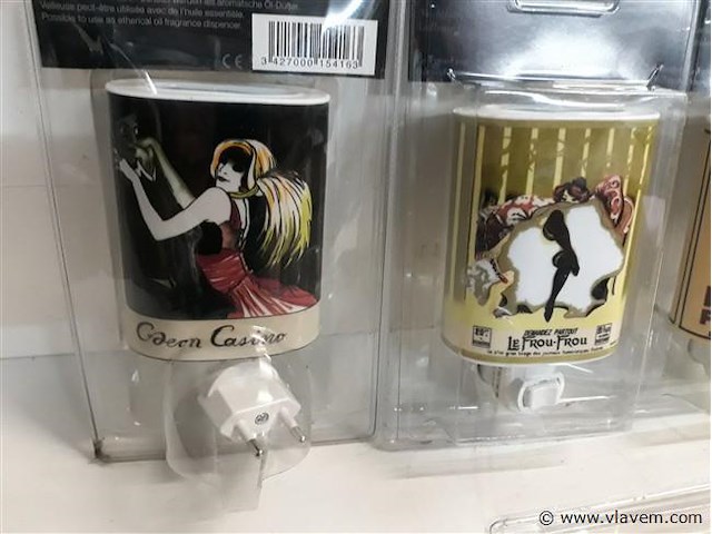 5 x nachtlamp met schakelaar - afbeelding 2 van  2