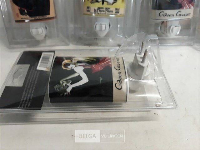 5 x nachtlamp met schakelaar - afbeelding 3 van  3